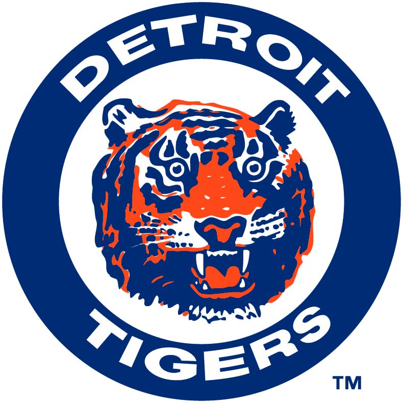 Detroit Tigers 1964-1993 Primary Logo vinyl decal